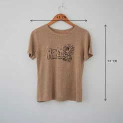 Roll Skate Studio Apparel Roll Upcycled / Sunflower Tee / Beige / XXS