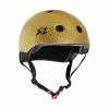 S-One Protective S1 Lifer Helmet (Certified) / Gold Gloss Glitter