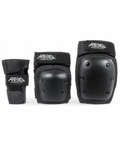 REKD Protection REKD Heavy Duty Triple Pad Set / Adult / Black