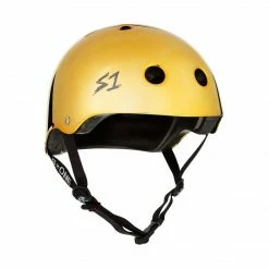 S-One S1 Lifer Helmet (Certified) / Gold Mirror Protective