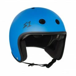 S-One S1 Retro Lifer Helmet (Certified) / Cyan Matte Protective