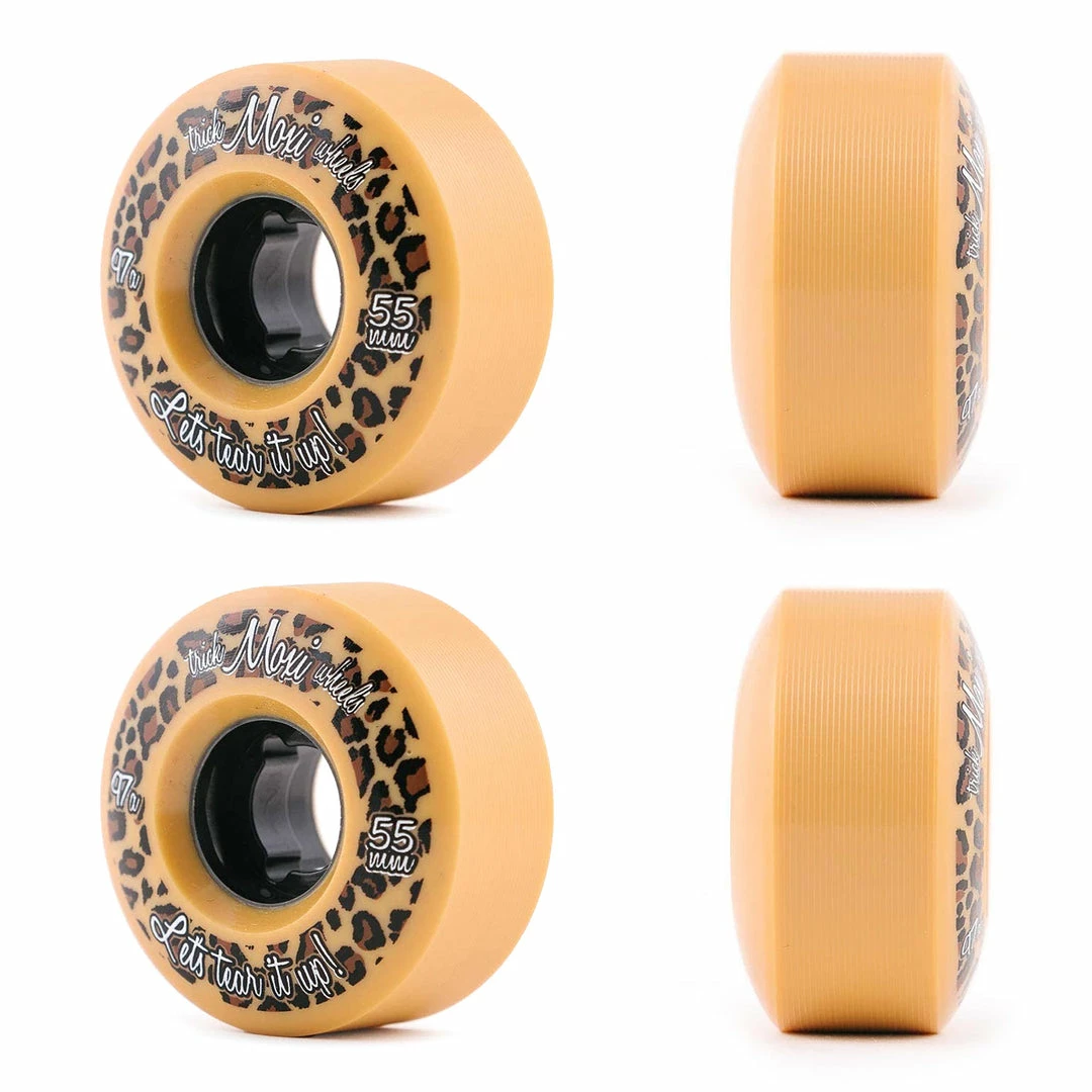 Moxi Trick Wheels (4 Pack) / Tan Parts